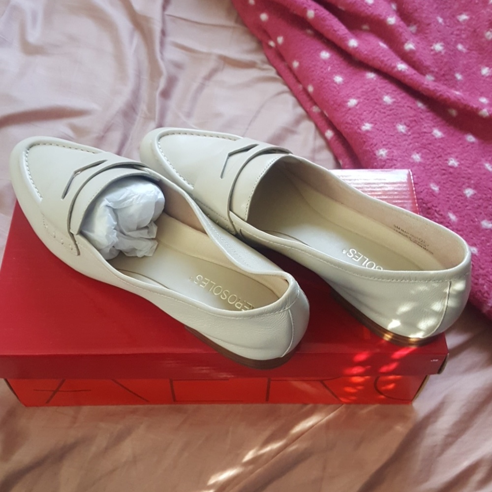 Leather loafers